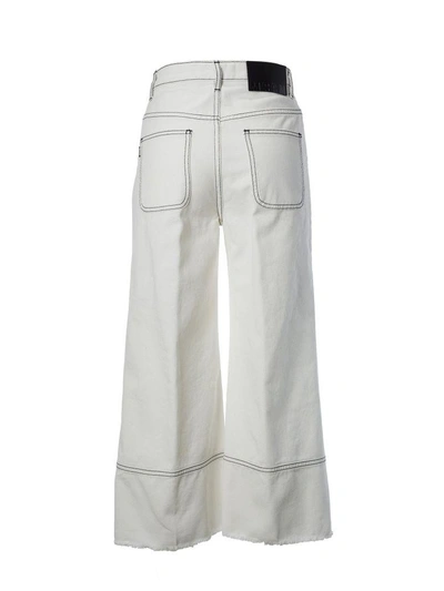 Shop Msgm Cropped Flare Jeans