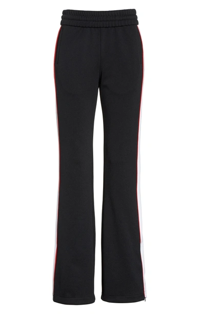 Shop Off-white Flare Leg Track Pants In Black/ No Color
