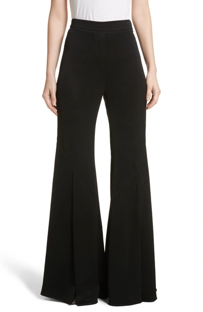 Shop Ellery Higher & Higher Wide Flare Leg Pants In Black