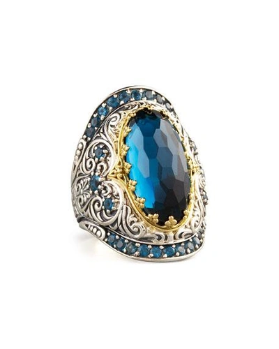 Shop Konstantino London Blue Topaz Ring