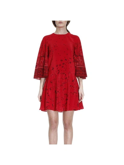 Shop Valentino Dress Dress Women  In Red