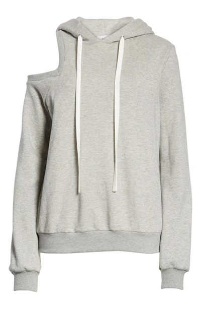 Shop A.l.c Dresden Cutout Sweatshirt In Grey