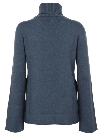 Shop Saverio Palatella Roll Neck Sweater In Hurricane