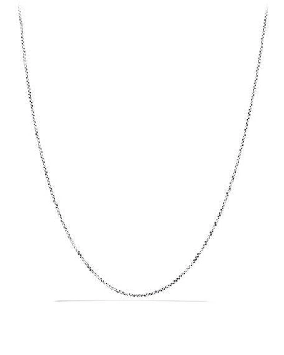 Shop David Yurman Baby Box Chain With Gold, 20"l In Silver/gold