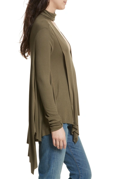 Shop Free People Uptown Turtleneck Top In Army