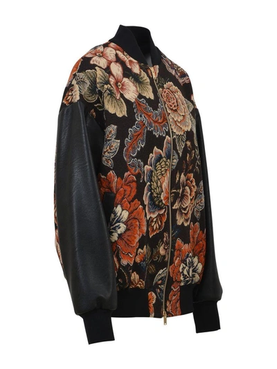 Shop Stella Mccartney Sabina Tapestry Bomber In Multicolor