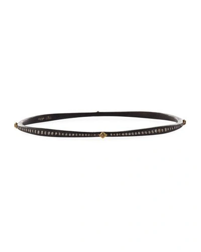 Shop Armenta Old World Crivelli Eternity Bangle With Black Sapphires & Diamonds