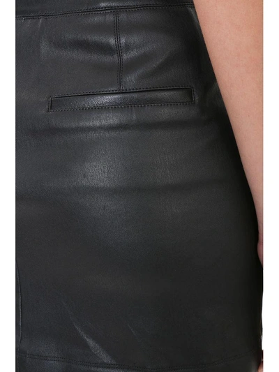 Shop Helmut Lang Black Mini Skirt