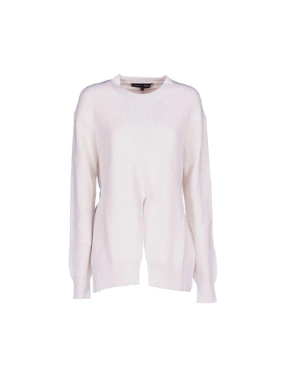 Shop Proenza Schouler Front Slit Sweater In Off White