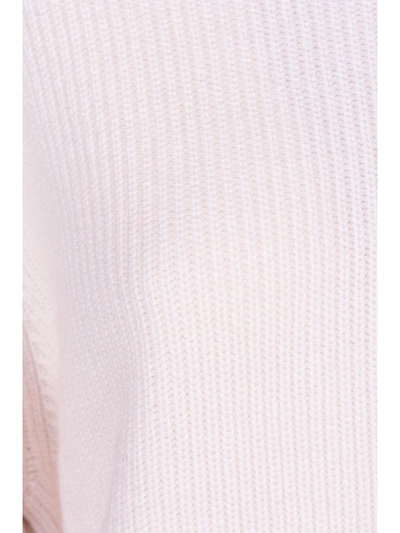 Shop Proenza Schouler Front Slit Sweater In Off White