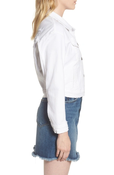 Shop Joe's Dolman Crop Denim Jacket In Artemis