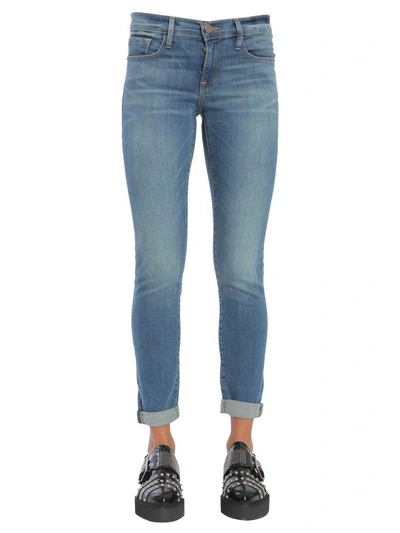 Shop Frame Le Garcon Jeans In Blu