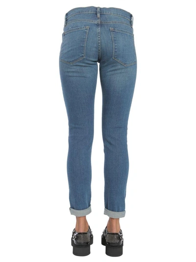 Shop Frame Le Garcon Jeans In Blu