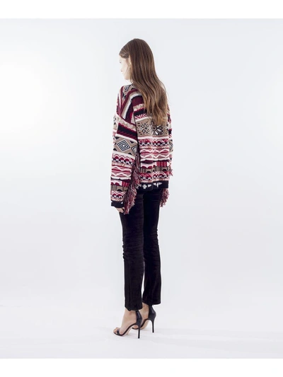 Shop Laneus Cashmere Jacquard Sweater In Multicolor