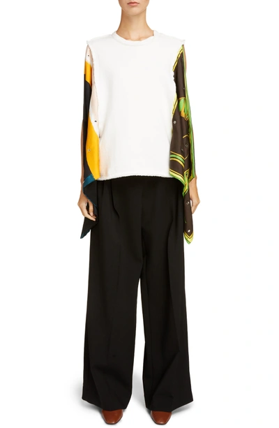 Shop Jw Anderson Wide Leg Trousers In Black