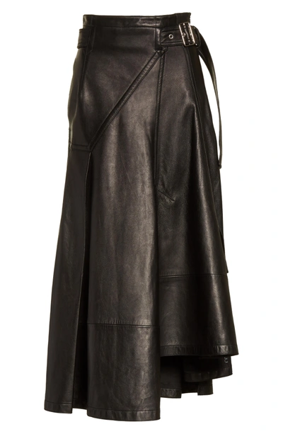 Shop 3.1 Phillip Lim / フィリップ リム Leather Utility Skirt In Black