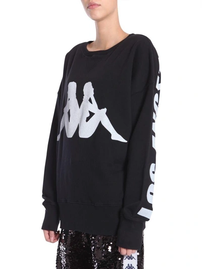 Shop Faith Connexion Kappa Sweatshirt In Nero