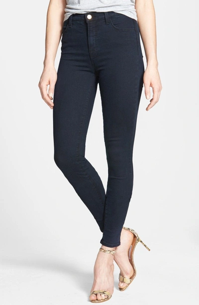 Shop J Brand 2311 Maria High Waist Super Skinny Jeans In Blue Bird