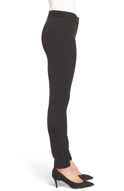 Shop Vince Camuto Stretch Twill Skinny Pants In Rich Black