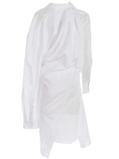 Shop Junya Watanabe Dress In White