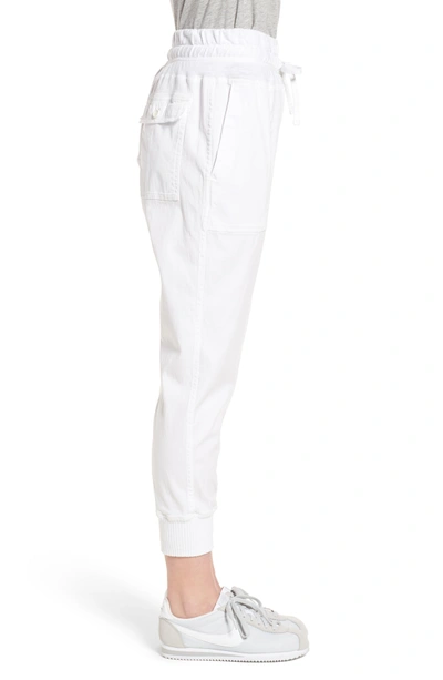 Shop James Perse Jogger Pants In White