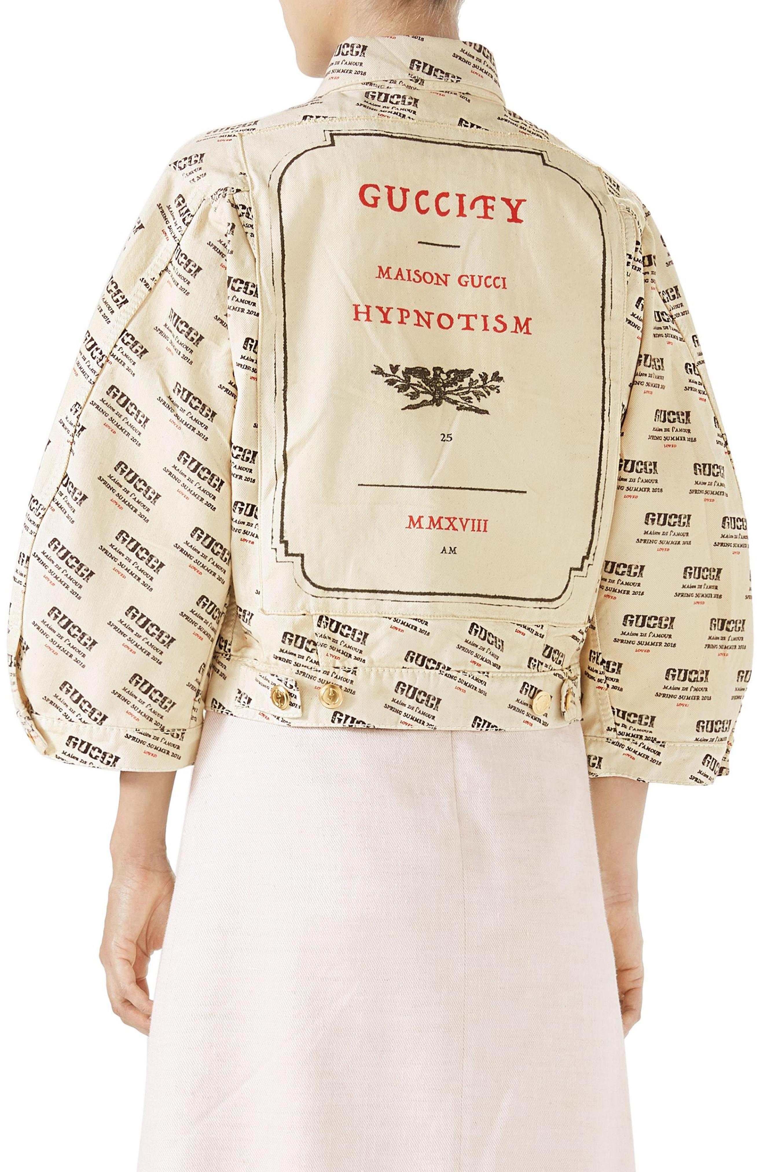 gucci stamp jacket