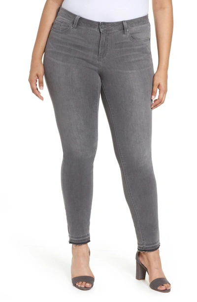 Shop Two By Vince Camuto Release Hem Skinny Jeans In Cobblestone