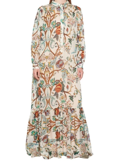 Shop Alberta Ferretti Dress In Multicolor