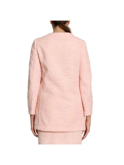 Shop Boutique Moschino Coat Coat Women  In Pink