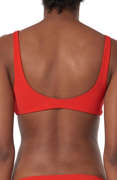 Shop Mara Hoffman Rio Bikini Top In Red