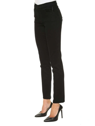 Shop J Brand Maude Mid Rise Cigarette In Nero