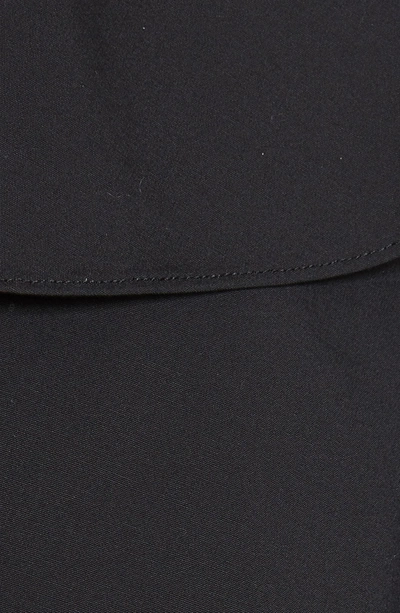 Shop Veronica Beard Gigi Ruffle One-shoulder Top In Black