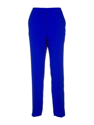 Shop Msgm Slim Trousers In 88