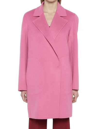 Shop Theory Coat In Fuchsia