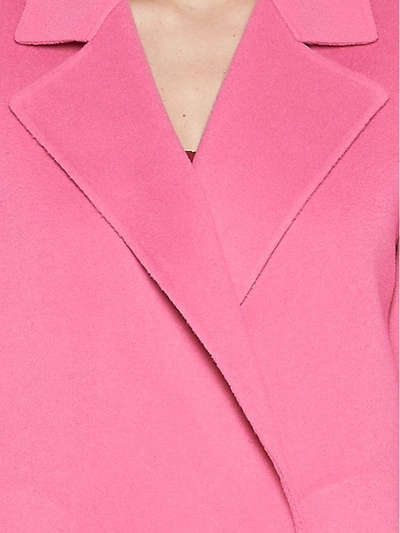 Shop Theory Coat In Fuchsia