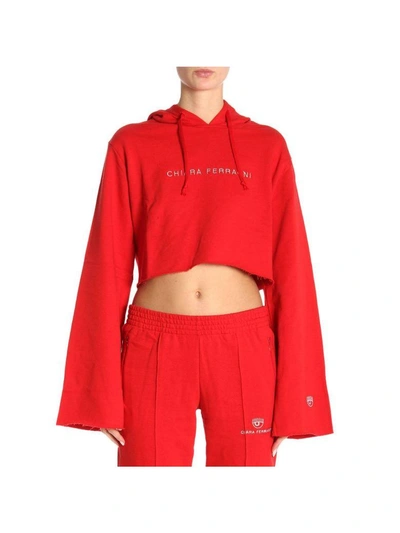 Shop Chiara Ferragni Sweater Sweater Women  In Red