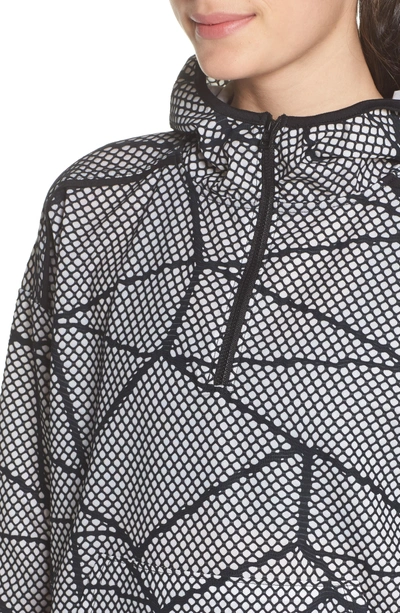 Shop Beyond Yoga Chromatic Hoodie Pullover In Black-white Chromatic