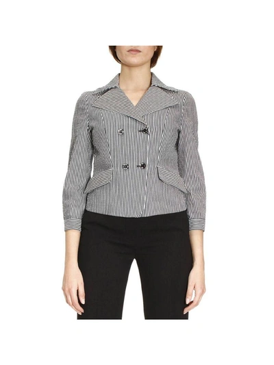 Shop Emporio Armani Blazer Blazer Women  In Blue