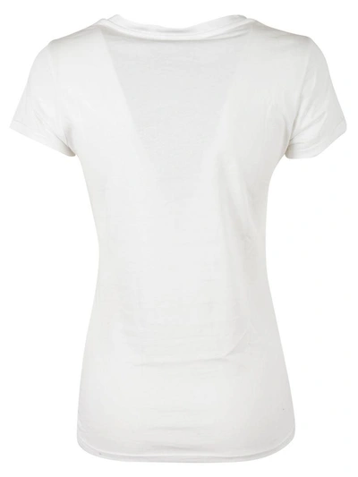 Shop Philipp Plein Give Me A Kiss T-shirt In White