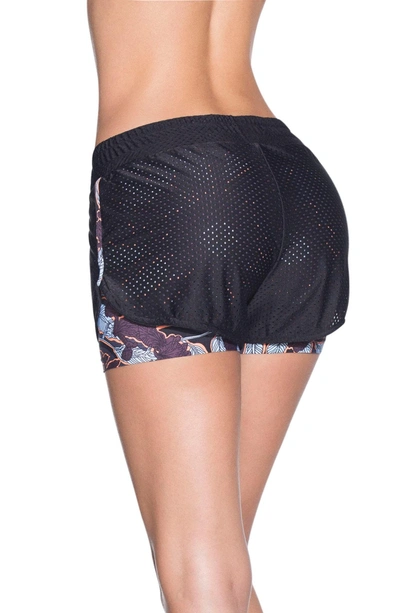 Shop Maaji Uphill Two-layer Shorts In Black