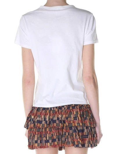 Shop Marc Jacobs Dancing Cotton T-shirt In Avorio