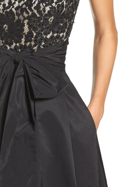 Eliza J Beaded Bodice Ballgown In Black ModeSens