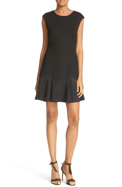 Shop Rebecca Taylor Stacy Drop Waist Dress In Black