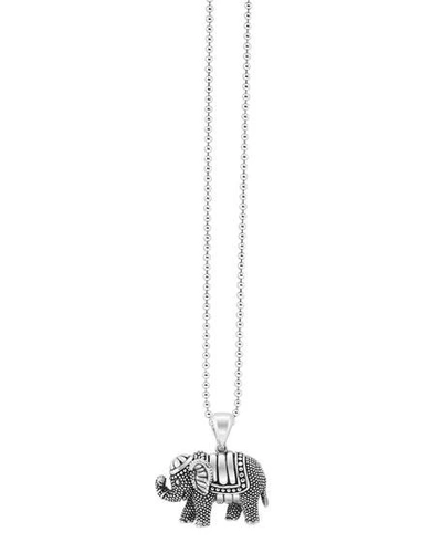 Shop Lagos Rare Wonders Elephant Pendant Necklace In Silver