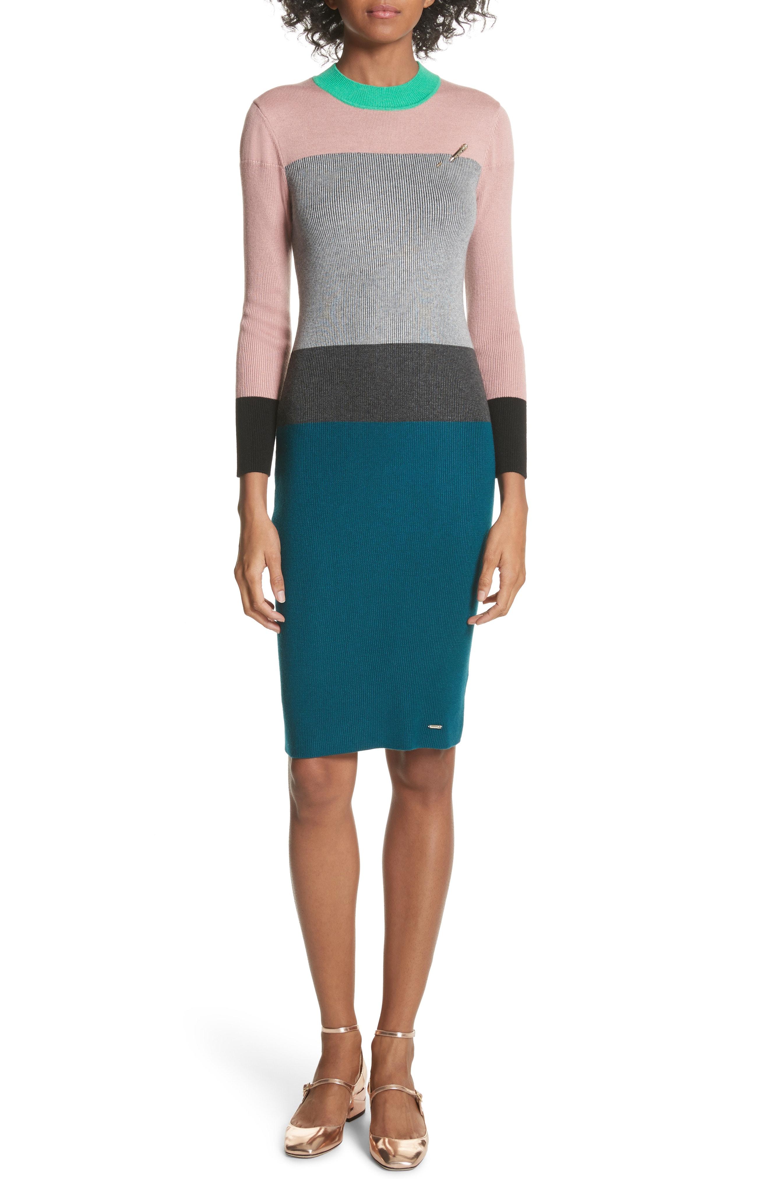 ted baker color by numbers dress