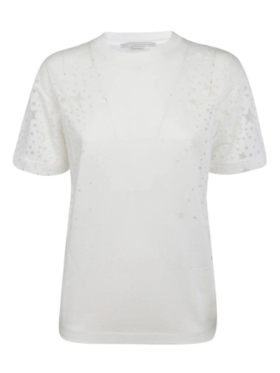 Shop Stella Mccartney Star T-shirt In White