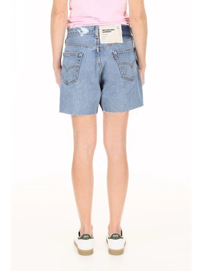 Shop R13 Refurbished Denim Shorts In Vintage (blue)