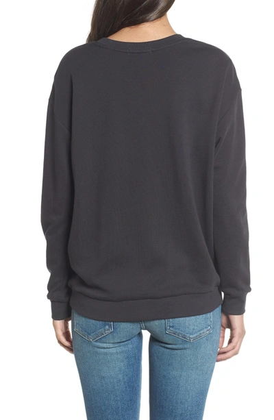 Shop South Parade Alexa - Splash Sweatshirt In Black