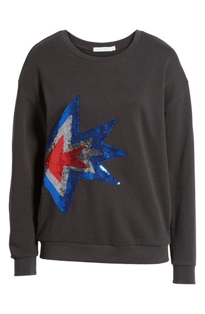 Shop South Parade Alexa - Splash Sweatshirt In Black