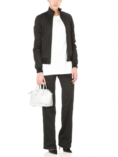 Shop Givenchy Jersey Track Jacket In Black